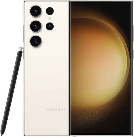 Смартфон Samsung Galaxy S23 Ultra 12 ГБ | 1 ТБ (Бежевый | Cream) 3364640