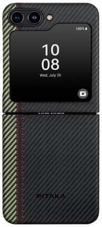 Чехол из арамидного волокна с поддержкой MagSafe PITAKA MagEZ Case 3 Fusion Weaving для Samsung Galaxy Z Flip5