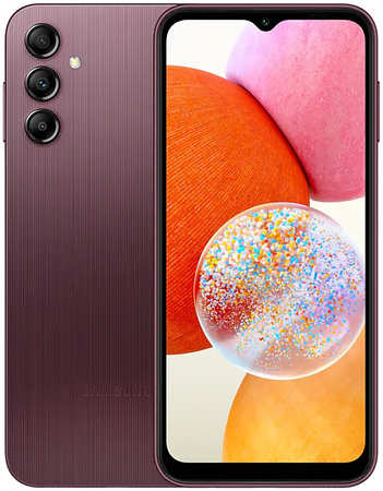 Смартфон Samsung Galaxy A14 LTE 4 ГБ | 128 ГБ (красный | Dark Red) 3368344