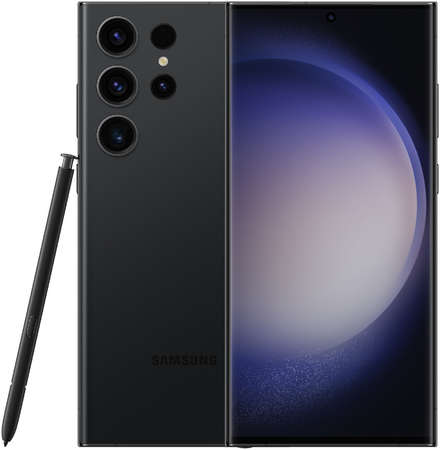 Смартфон Samsung Galaxy S23 Ultra 8 ГБ | 256 ГБ (Чёрный Фантом | Phantom Black) 3368881