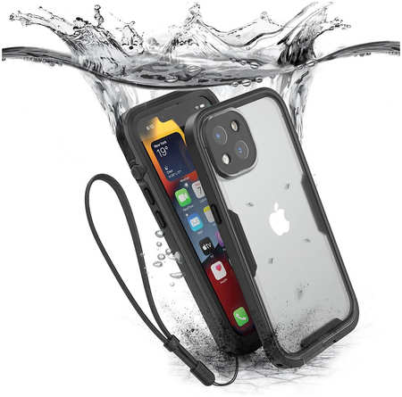 Защитный водонепроницаемый чехол с ремешком Catalyst Total Protection для iPhone 13 mini