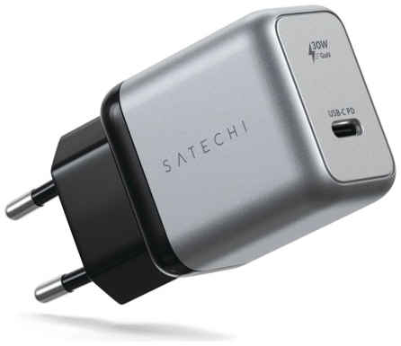 Сетевое зарядное устройство Satechi мощностью 30 Вт (USB-C) (GaN) 3380199