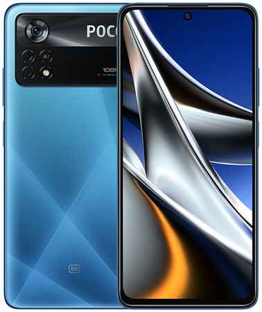 Смартфон Xiaomi POCO X4 Pro NFC 5G 6 ГБ + 128 ГБ («Лазерный синий» | Laser Blue) 3380354