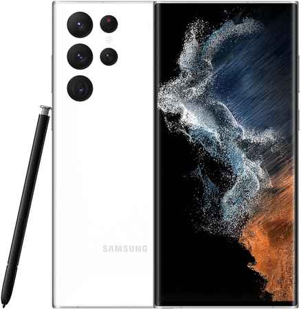 Смартфон Samsung Galaxy S22 Ultra 12 ГБ | 512 ГБ («Белый Фантом» | Phantom White) 3380400