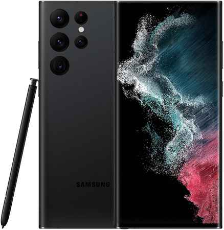 Смартфон Samsung Galaxy S22 Ultra 12 ГБ | 256 ГБ («Чёрный Фантом» | Phantom Black) 3380403