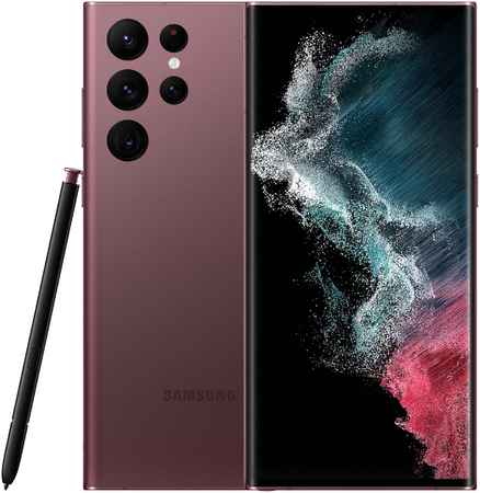 Смартфон Samsung Galaxy S22 Ultra 12 ГБ | 512 ГБ (Бургунди | Burgundy) 3380496