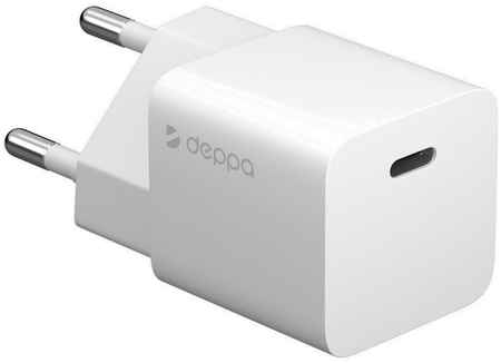 Сетевое зарядное устройство Deppa мощностью 20 Вт (USB-C) (GaN) 3381215