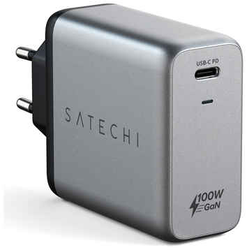 Сетевое зарядное устройство Satechi мощностью 100 Вт (USB-C) (GaN) 3381673