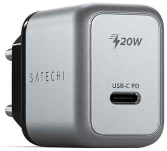 Сетевое зарядное устройство Satechi мощностью 20 Вт (USB-C) 3381679