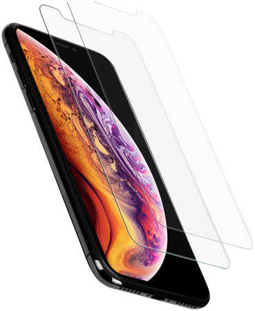 Защитное стекло с установочной рамкой PITAKA для iPhone XS Max и 11 Pro Max (2D, 0,33 мм; олеофобное покрытие, комплект — 1 шт.)