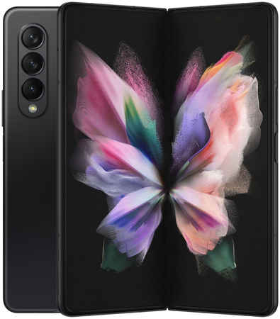 Смартфон Samsung Galaxy Z Fold3 5G 12 ГБ | 256 ГБ (Чёрный | Phantom Black) 3382393