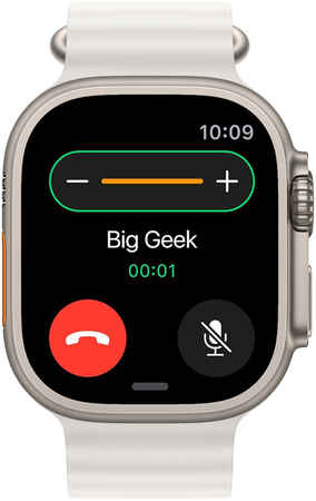 Часы Apple Watch Ultra, 49 мм, титан, ремешок Ocean белого цвета 3383092
