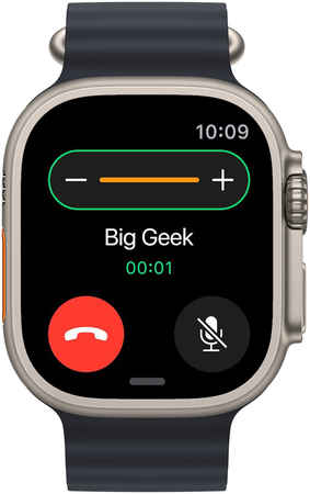 Часы Apple Watch Ultra, 49 мм, титан, ремешок Ocean цвета «тёмная ночь» 3383096