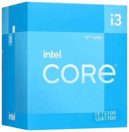 Процессор Intel Core i3-12100 (3.3 ГГц, 12 MB, LGA 1700) Box 3383560