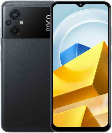Смартфон Xiaomi POCO M5 6 ГБ + 128 ГБ (Чёрный | Black) 3385126