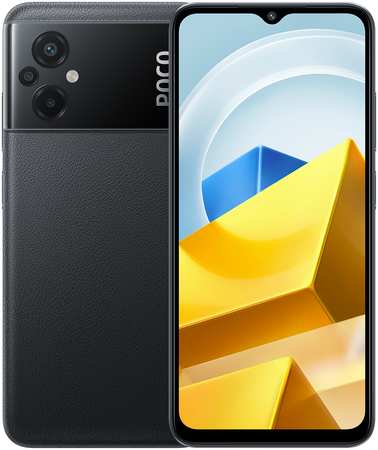 Смартфон Xiaomi POCO M5 4 ГБ + 128 ГБ (Чёрный | Black) 3385175