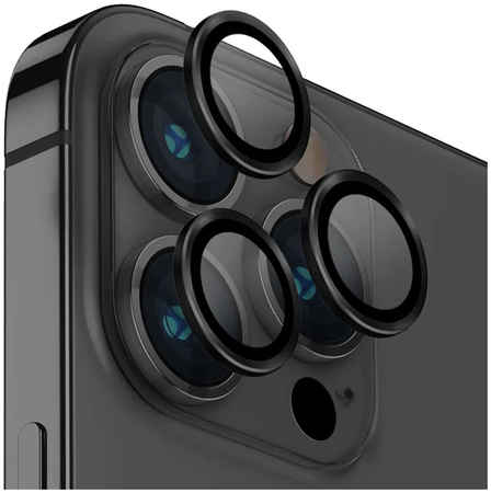 Защитное стекло с оправой для камеры Uniq Optix Lens Protector для iPhone 14 Pro и 14 Pro Max 3385243