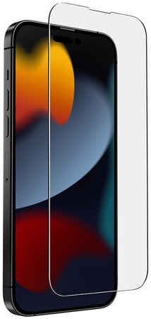 Матовое защитное стекло с установочной рамкой Uniq Optix Matte для iPhone 14 Pro Max и 15 Plus (дизайн 2022) 3385280