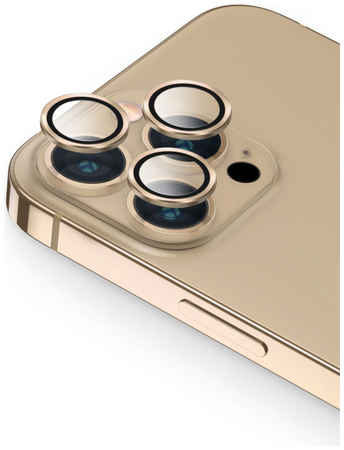 Защитное алюминиевое покрытие для камеры Uniq Optix Lens Protector для iPhone 13 Pro и 13 Pro Max