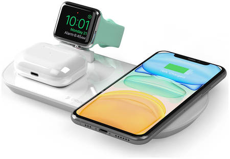 Зарядная станция Deppa для iPhone, Apple Watch и AirPods Pro (17,5 Вт)
