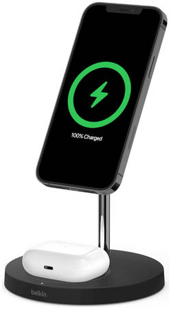 Зарядная станция с поддержкой MagSafe Belkin BoostCharge Pro для iPhone и AirPods Pro (WIZ010, EU) 3387972