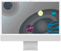 Apple iMac 4.5K 24″ (2021) Silver (M1 8-Core CPU / 8-Core GPU, 16GB, 512Gb)