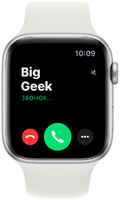 Apple Watch SE, 44мм, из алюминия серебристого цвета, спортивный ремешок (2022)