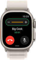 Часы Apple Watch Ultra, 49 мм, титан, ремешок Alpine цвета «сияющая звезда»