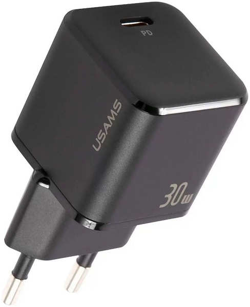 Сетевое зарядное устройство USAMS US-CC148 T45 черный 348446017270
