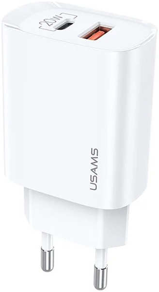 Сетевое зарядное устройство USAMS US-CC121 T35 белый 348446017271