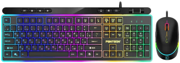 Комплект клавиатуры и мыши Jet.A Panteon GS230 чёрный 348446019759