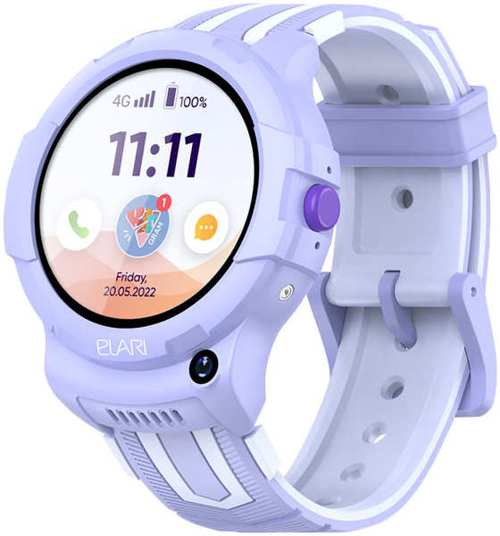 Смарт-часы Elari KidPhone 4G Wink фиолетовый 348446025913