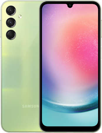 Смартфон Samsung Galaxy A24 4+128 ГБ зеленый 348446033879