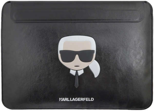 Чехол для ноутбука Karl Lagerfeld Ikonik Sleeve черный 348446038171