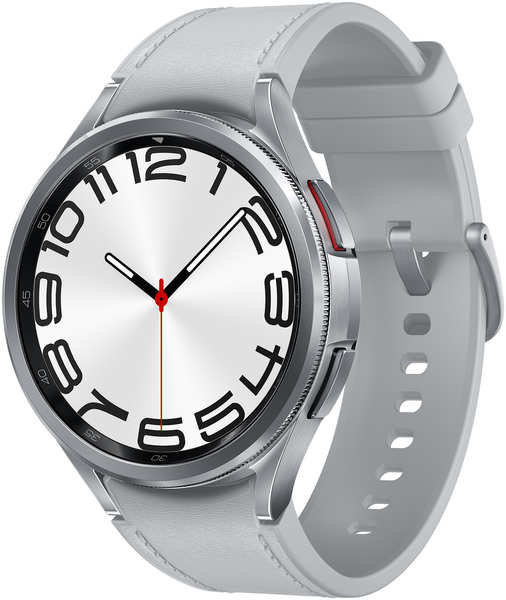 Смарт-часы Samsung Galaxy Watch6 Classic 47 мм серебристый 348446056484