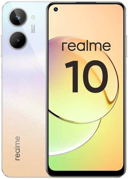 Смартфон Realme 10 4+128 Gb Clash White 348446065292