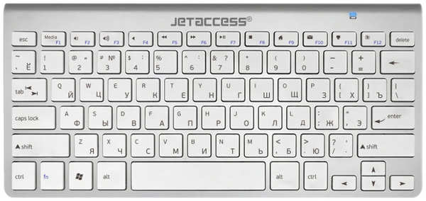 Клавиатура беспроводная Jet.A Jetaccess Slim Line K9 BT, серебристая 348446082525