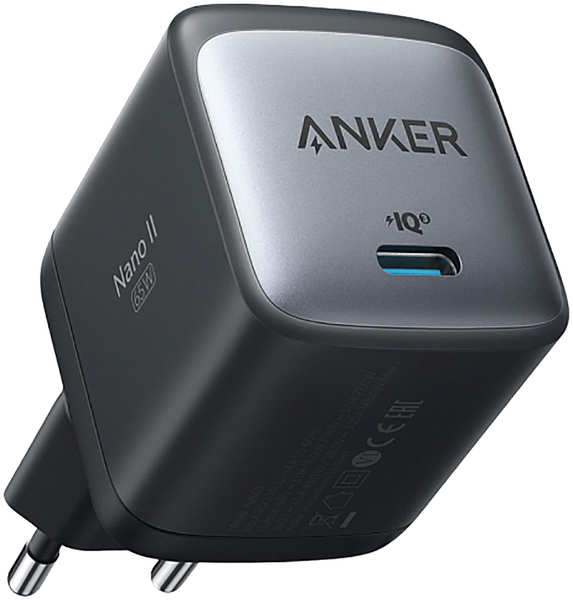 Зарядное устройство Anker PowerPort Nano II GaN 65W A2663G11-BK