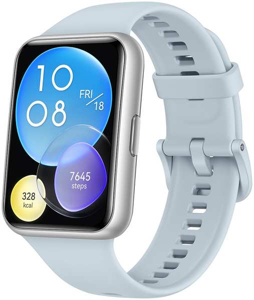 Смарт-часы Huawei Watch Fit 2 серо-голубой 348446086041
