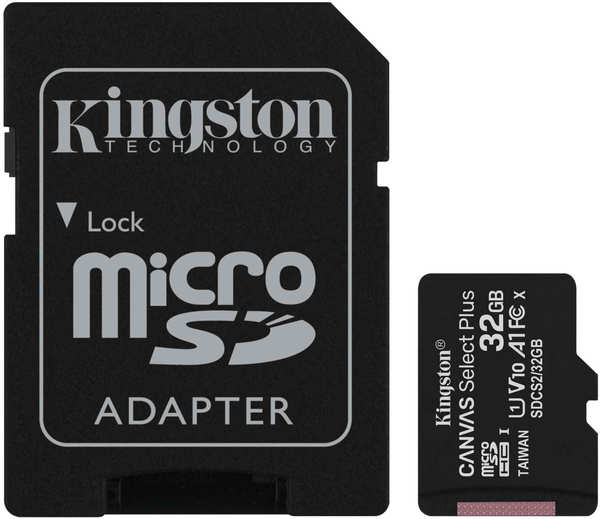 Карта памяти Kingston Canvas Select Plus MicroSD 32GB Class 10 348446655096