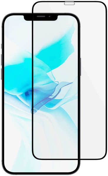 Защитное стекло uBear Extreme Nano для Apple iPhone 12 Pro Max, чёрная рамка
