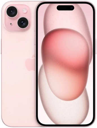 Смартфон Apple iPhone 15 256 ГБ Dual SIM розовый 348446942082