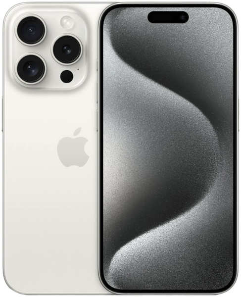 Смартфон Apple iPhone 15 Pro 128 Гб белый титан 348446942981