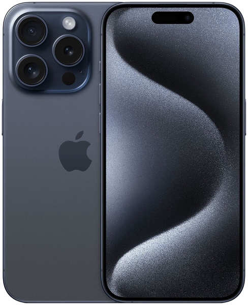 Смартфон Apple iPhone 15 Pro Max 256 Гб титановый синий 348446948588