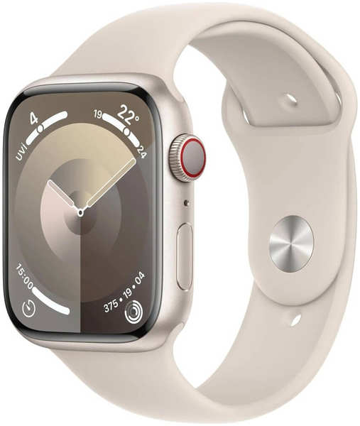 Смарт-часы Apple Watch Series 9 45 мм M/L спортивный ремешок золотой 348446949312