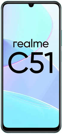 Смартфон Realme C51 4 ГБ+64 ГБ зеленый 348446968849