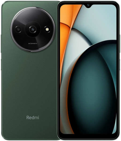 Смартфон Xiaomi Redmi A3 64 ГБ зеленый 348446974015