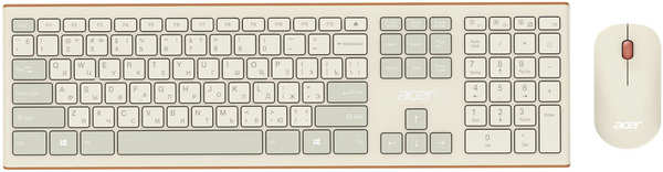 Комплект клавиатуры и мыши Acer OCC200 бежевый, коричневый 348446983259
