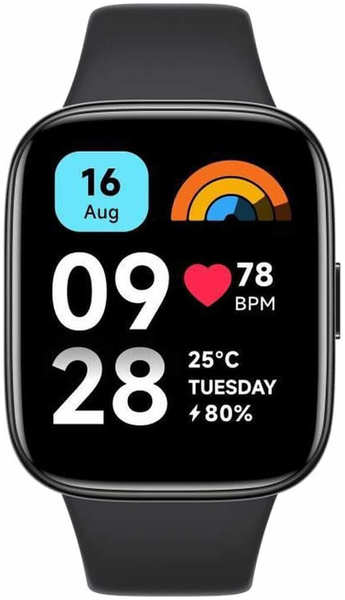 Смарт-часы Xiaomi Redmi Watch 3 Active черный 348446984977