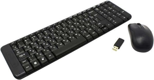 Комплект клавиатура + мышь Logitech Wireless Desktop MK220 348448138027
